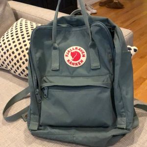 Fjallraven frost green backpack